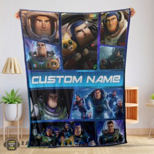 Good Disney Buzz Lightyear Collage Fleece Customized Blanket