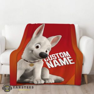 Alternative view of Good Disney Cartoon Bolt Blanket Fleece Customized Blanket