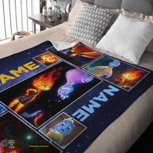 Alternative view of Good Disney Cartoon Elemental Blanket Fleece Customized Blanket