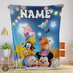 Good Disney Cartoon Mickey and Friends Cute Blanket Fleece Customized Blanket