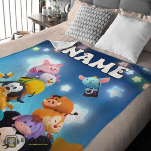 Alternative view of Good Disney Cartoon Mickey and Friends Cute Blanket Fleece Customized Blanket