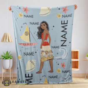 Good Disney Cartoon Moana Maui Blanket Fleece Customized Blanket