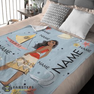 Alternative view of Good Disney Cartoon Moana Maui Blanket Fleece Customized Blanket