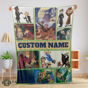 Good Disney Cartoon Personalized Great Mouse Detective Blanket Fleece Customized Blanket