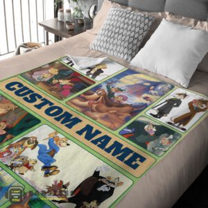Alternative view of Good Disney Cartoon Personalized Great Mouse Detective Blanket Fleece Customized Blanket