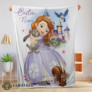 Good Disney Cartoon Sofia the First Sofia Princess Blanket Fleece Customized Blanket