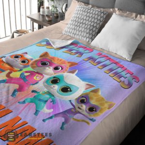 Alternative view of Good Disney Cartoon SuperKitties Blanket Fleece Customized Blanket