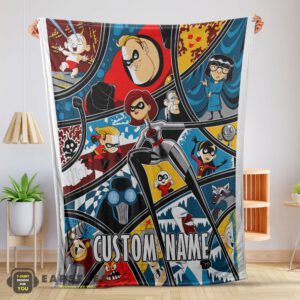 Good Disney Cartoon The Incredibles Tapestry Blanket Fleece Customized Blanket