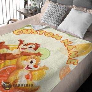 Alternative view of Good Disney Chip 'n' Dale Chip and Dale Blanket Fleece Customized Blanket