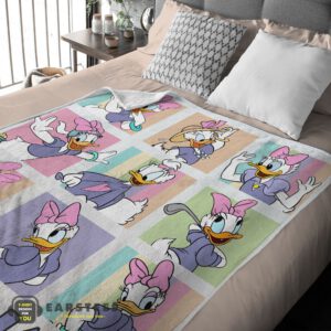 Alternative view of Good Disney Daisy Duck And Friends Daisy Duck Moods Blanket – Customize Blanket