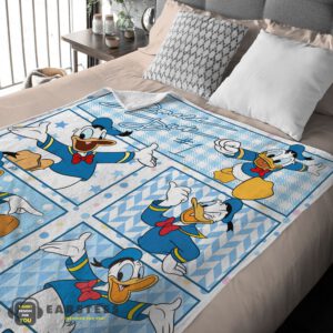Alternative view of Good Disney Donald Duck with Signature And Friends Donald Duck Moods Blanket – Customize Blanket