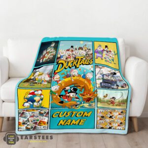 Alternative view of Good Disney Ducktales Cartoon Collage Blanket Fleece Customized Blanket