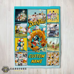 Good Disney Ducktales Cartoon Collage Blanket Fleece Customized Blanket