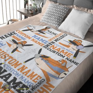 Alternative view of Good Disney Dusty Crophopper Blanket Fleece Customized Blanket