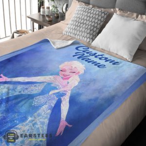 Alternative view of Good Disney Frozen Magic Elsa Blanket Fleece Customized Blanket