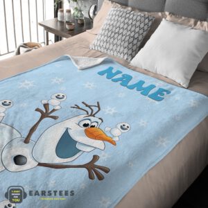 Alternative view of Good Disney Frozen Olaf Dancing Blanket Fleece Customized Blanket