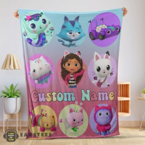 Good Disney Gabby's Dollhouse Blanket Fleece Customized Blanket