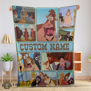 Good Disney Home On The Range Poster Blanket Fleece Customized Blanket