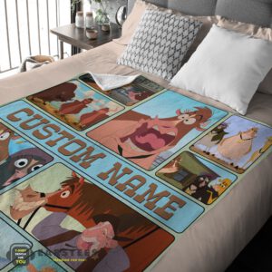 Alternative view of Good Disney Home On The Range Poster Blanket Fleece Customized Blanket