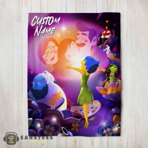 Good Disney Inside Out Family Unite Blanket Fleece Customized Blanket