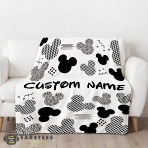 Alternative view of Good Disney Mickey Logo Texture Blanket Fleece Customized Blanket