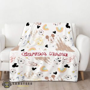 Alternative view of Good Disney Mickey Mouse & Friends Magical Mouse Castle Blanket Fleece Customized Blanket