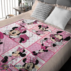 Alternative view of Good Disney Minnie Mouse And Friends Minnie Mouse Moods Blanket – Customize Blanket