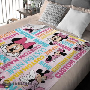Alternative view of Good Disney Minnie Mouse Blanket Fleece Customized Blanket