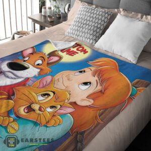 Alternative view of Good Disney Oliver & Company Jenny Foxworth Oliver Dodger Blanket Fleece Customized Blanket