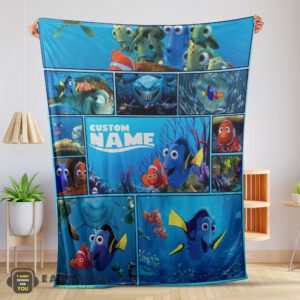 Good Disney Pixar Cartoon Finding Nemo with Dory Velveteen Cute Blanket Fleece Customized Blanket