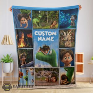 Good Disney Pixar The Good Dinosaur Collage Poster Blanket Fleece Customized Blanket