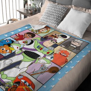 Alternative view of Good Disney Pixar Toy Story Buzz Lightyear With Friends Blanket Fleece Customized Blanket
