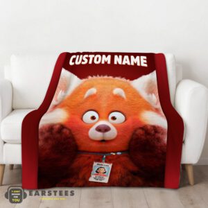 Alternative view of Good Disney Pixar Turning Red Blanket Fleece Customized Blanket
