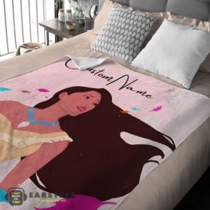 Alternative view of Good Disney Pocahontas Blanket Fleece Customized Blanket