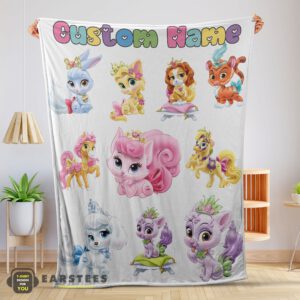 Good Disney Princess Palace Pets Blanket Fleece Customized Blanket