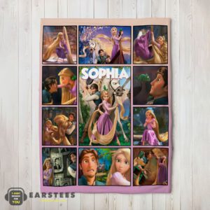 Good Disney Tangled Collage Blanket Fleece Customized Blanket