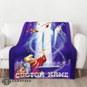Alternative view of Good Disney The Sword In The Stone Legendary Blanket Fleece Customized Blanket