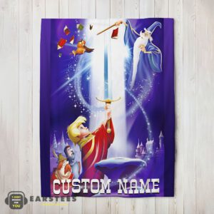Good Disney The Sword In The Stone Legendary Blanket Fleece Customized Blanket