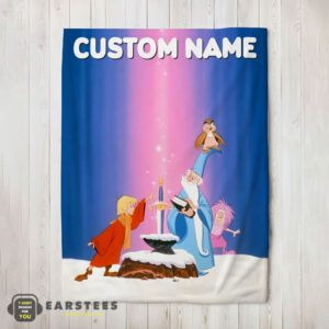 Good Disney The Sword In The Stone Magic And Wonder Blanket Fleece Customized Blanket