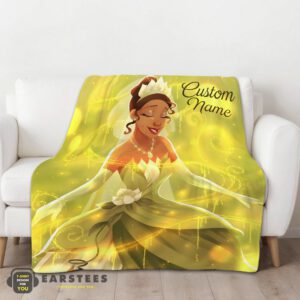 Alternative view of Good Disney Tiana Princess The Princess and the Frog Blanket Fleece Customized Blanket