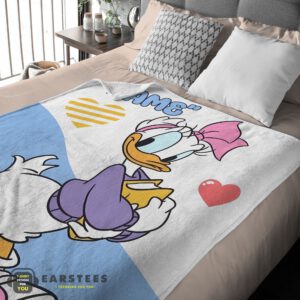 Alternative view of Good Donald Duck Girlfriend Daisy Blanket Fleece Customized Blanket