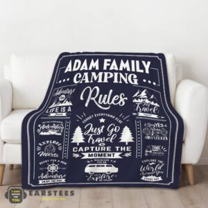 Alternative view of Good Family Camping Rulers Capture The Moment Blanket Fleece Customized Blanket