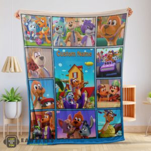 Good Go Dog Go With Friends Blanket Fleece Customized Blanket