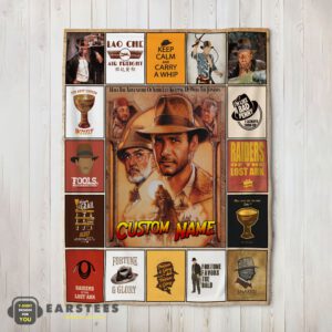Good Indiana Jones Raiders Of The Lost Ark Adventure Blanket Fleece Customized Blanket