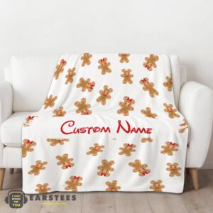 Alternative view of Good Mickey Mouse Gingerbread Delight Blanket Fleece Customized Blanket