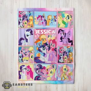 Good My Little Pony Characters Friendship Is Magic Collage Blanket Fleece Customized Blanket