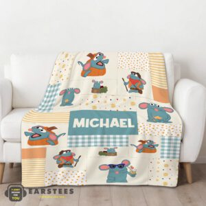 Alternative view of Good Nice Ratatouille Tutter Mood Patchwork Blanket Fleece Customized Blanket