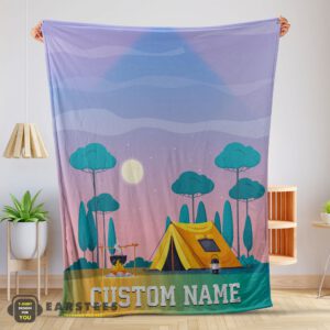 Good Outdoor Adult Kid Colorful Camping Customized Blanket