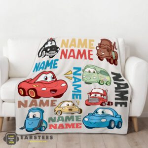Alternative view of Good Pixar Cartoon Cars Cute Character Blanket Fleece Customized Blanket