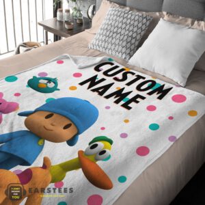 Alternative view of Good Pocoyo And Friends Blanket Fleece Customized Blanket